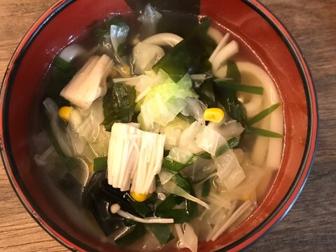優しい味が染み渡る♡朝うどん